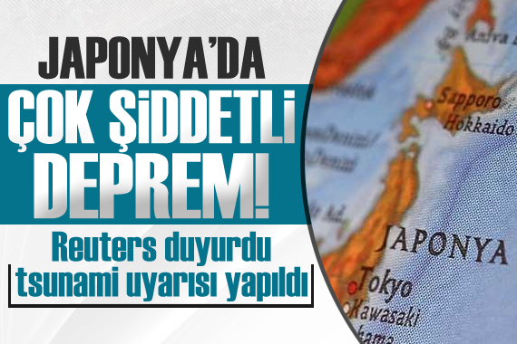 Japonya da 7,3 büyüklüğünde deprem! Tsunami uyarısı yapıldı